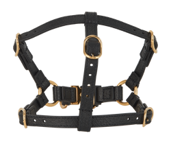 Gucci Pet Harness, Leather, Black, 2ZROG, Sz XS, DB, 3*